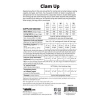Clam Up Bag Sewing Pattern