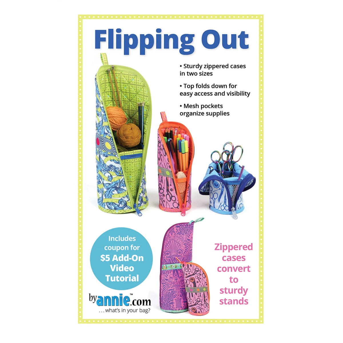Fabric Storage Case Sewing Pattern