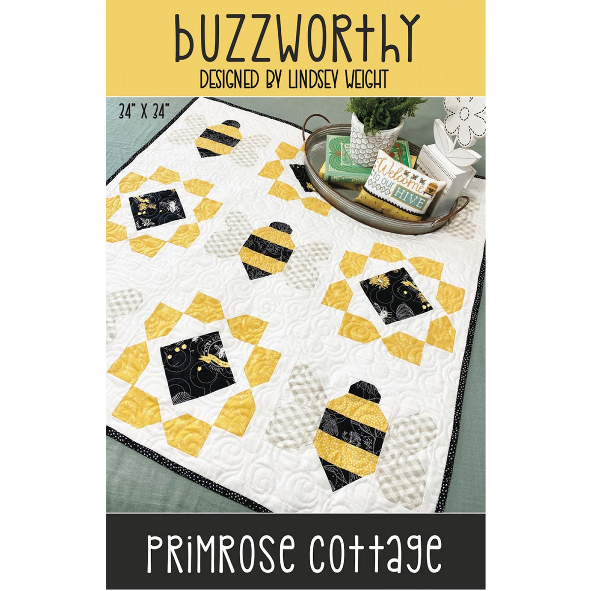 Buzzworthy Tabletop Runner Quilt Pattern