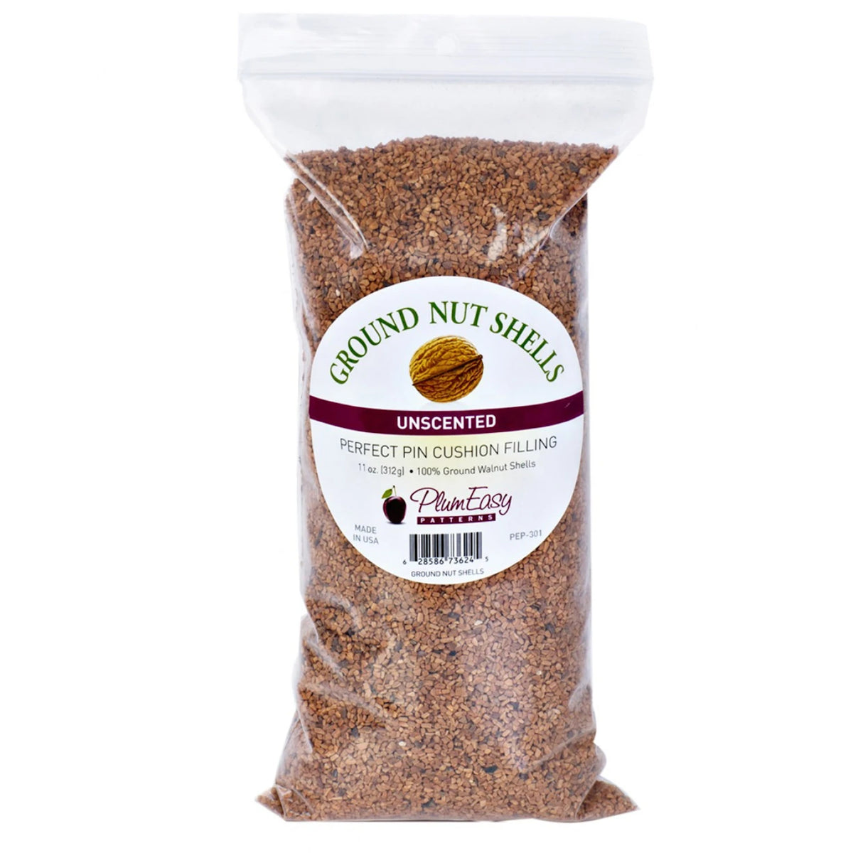 Crushed Walnut Shells for Crafting - Pincushion Fill - Natural Abrasive