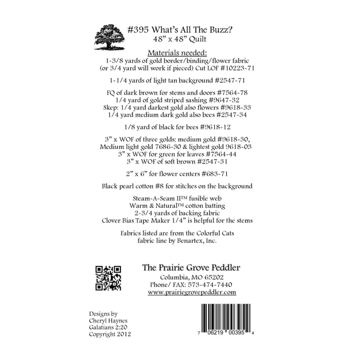 What's All the Buzz Quilt Pattern