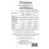 Divisions Quilt Pattern