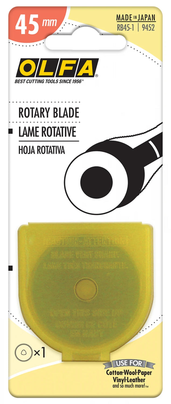 Olfa Rotary Blade 45mm - Qty 1