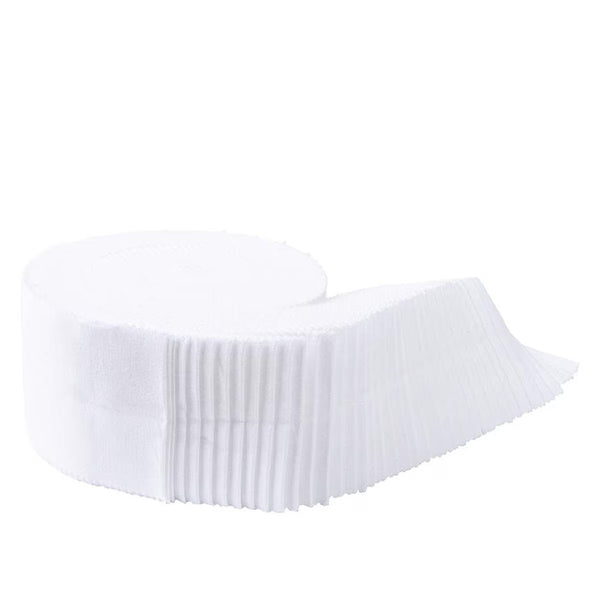 Riley Blake WHITE Confetti Cottons Basics 2-1/2" Rolie Polie