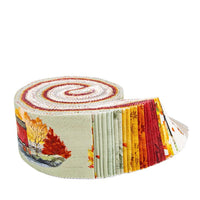 Covered Bridges in Fall | 2-1/2" Jelly Roll Fabric