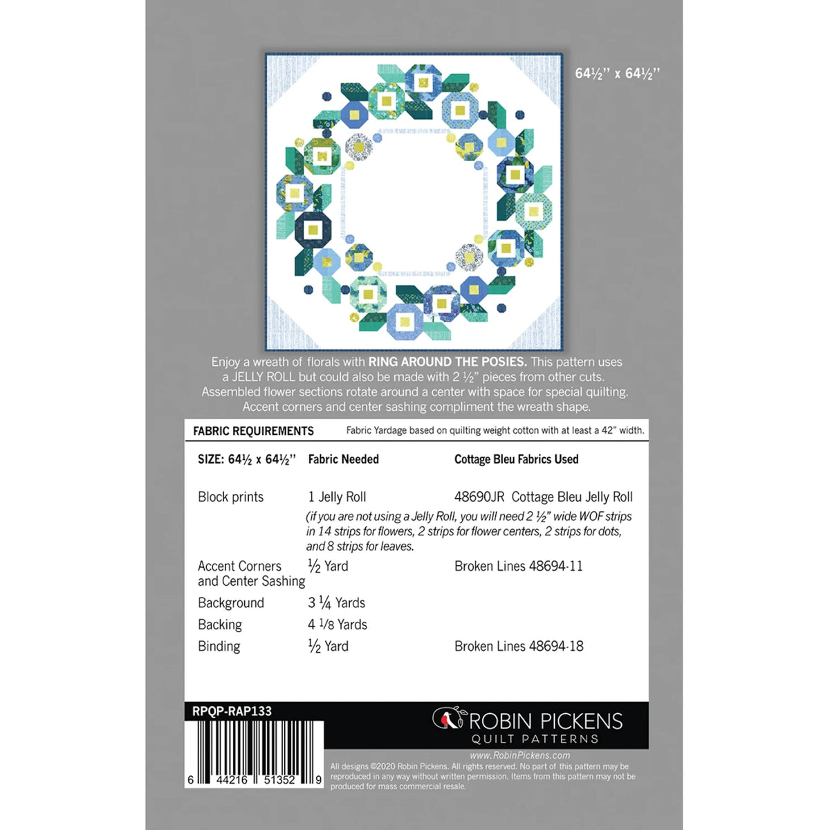 Ring Around the Posies Quilt Pattern