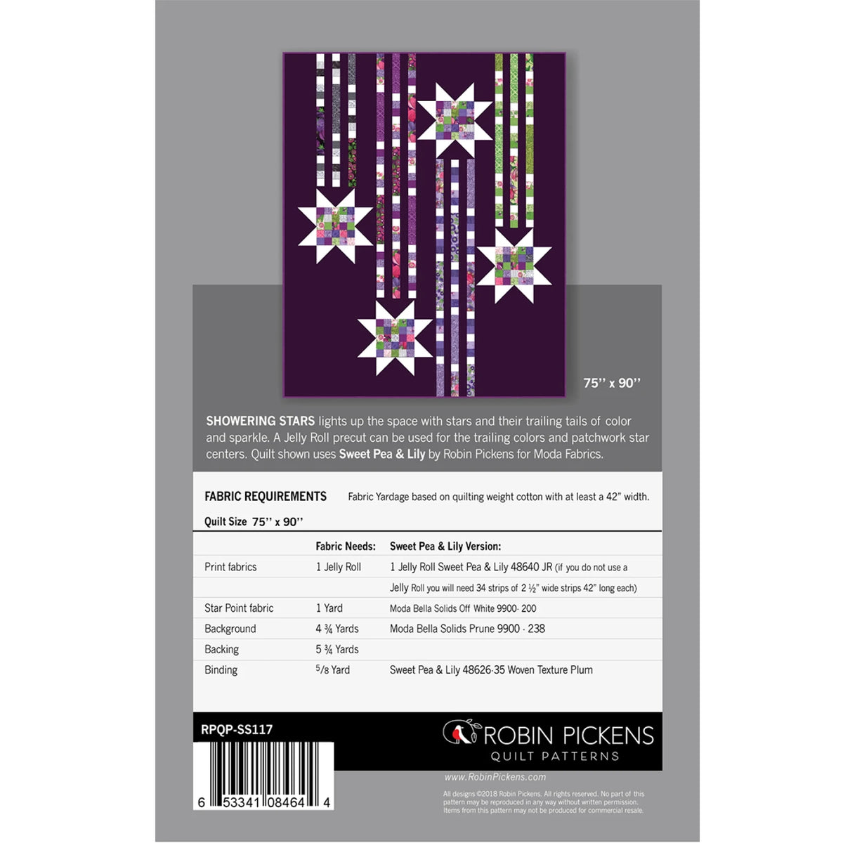 Showering Stars Quilt Pattern
