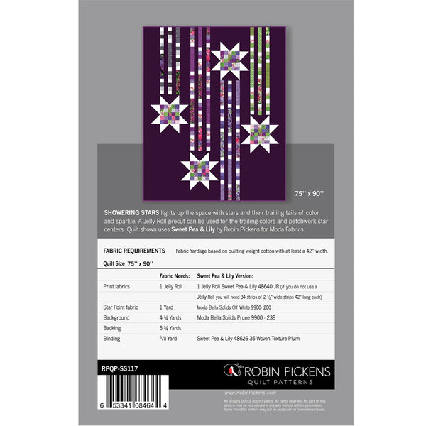 Showering Stars Quilt Pattern