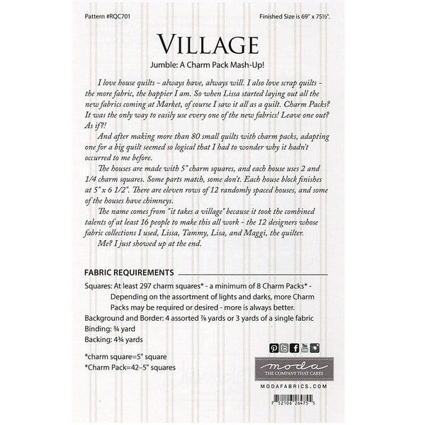 Village Quilt Pattern