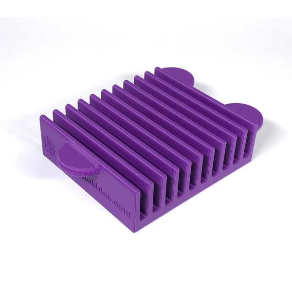 Ruler Stand 10 Slot 3in | Choose Purple or Blue