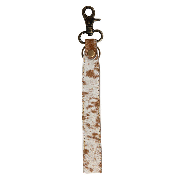 Quiet Sundown Hair-on-Hide Leather Key Fob