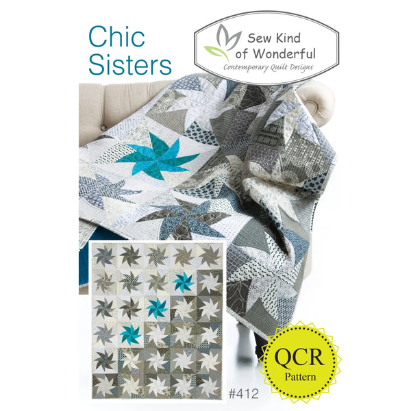 Star Quilt PDF Pattern Download | Start Quilting Now! | Chic Sisters | Sew Kind of Wonderful