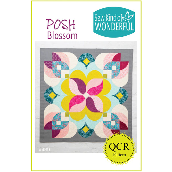 Flower Quilt PDF Pattern Download | Start Quilting Now! | Posh Blossom | Sew Kind of Wonderful
