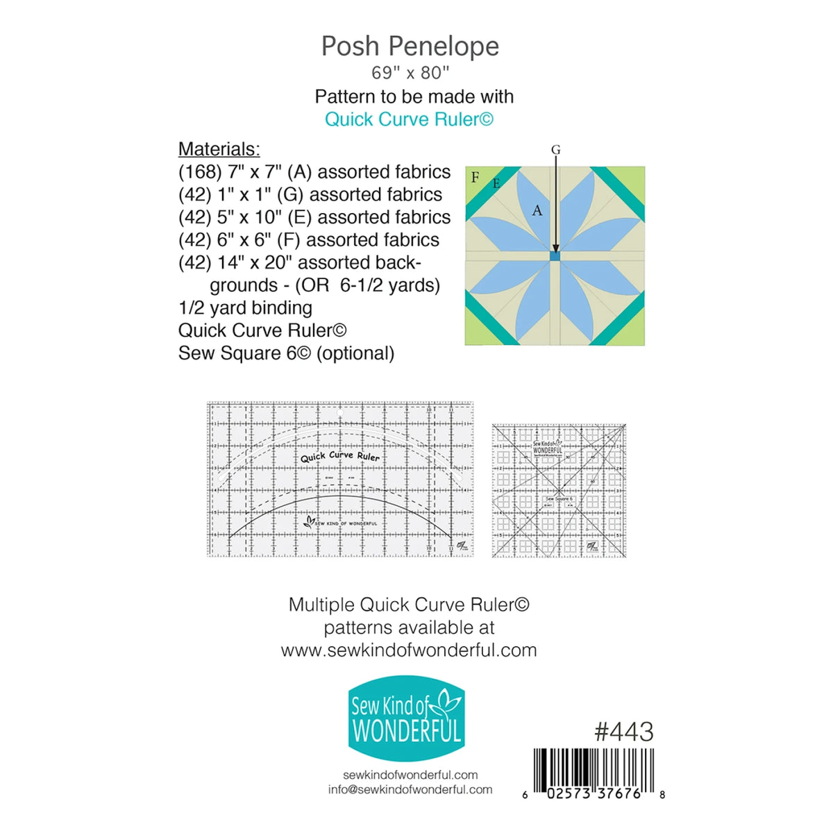Posh Penelope Modern Quilt Pattern
