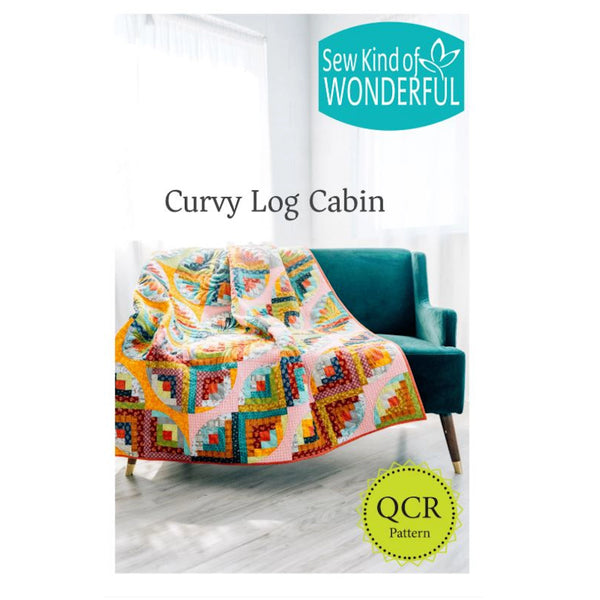 Curvy Log Cabin Quilt PDF Pattern Download | Start Quilting Now! | Sew Kind of Wonderful