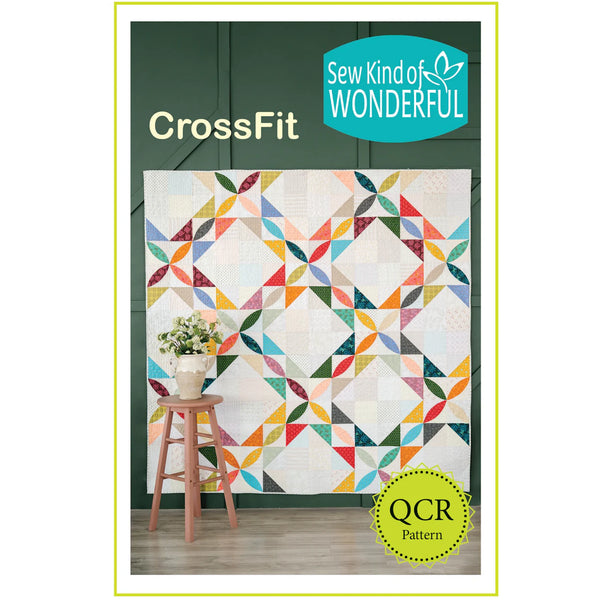 Modern Quilt PDF Pattern Download | Start Quilting Now! | CrossFit | Sew Kind of Wonderful