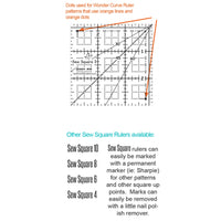 Sew Square 3 Ruler Template