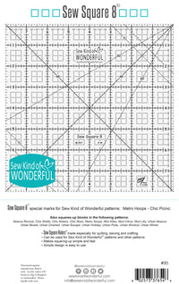 Sew Square 8 Ruler Template