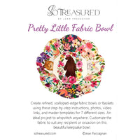 Pretty Little Fabric Bowl Paper Sewing Pattern
