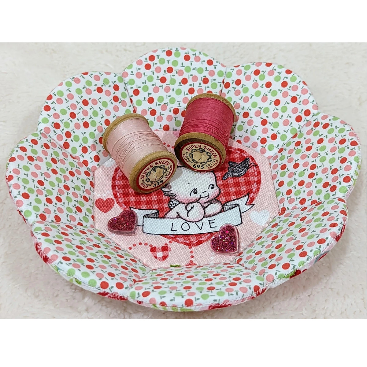 Pretty Little Fabric Bowl Paper Sewing Pattern
