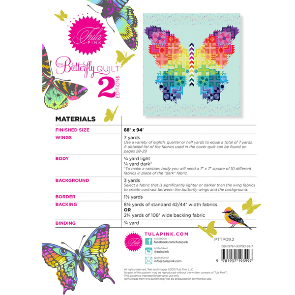 Butterfly Quilt Pattern 2nd Edition