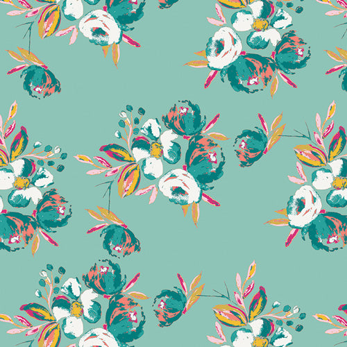 Corsage Charm Aqua | Wild Bloom