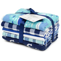 Flannel Bundle Sea Ocean Theme | Fat Quarters | 5 Pieces
