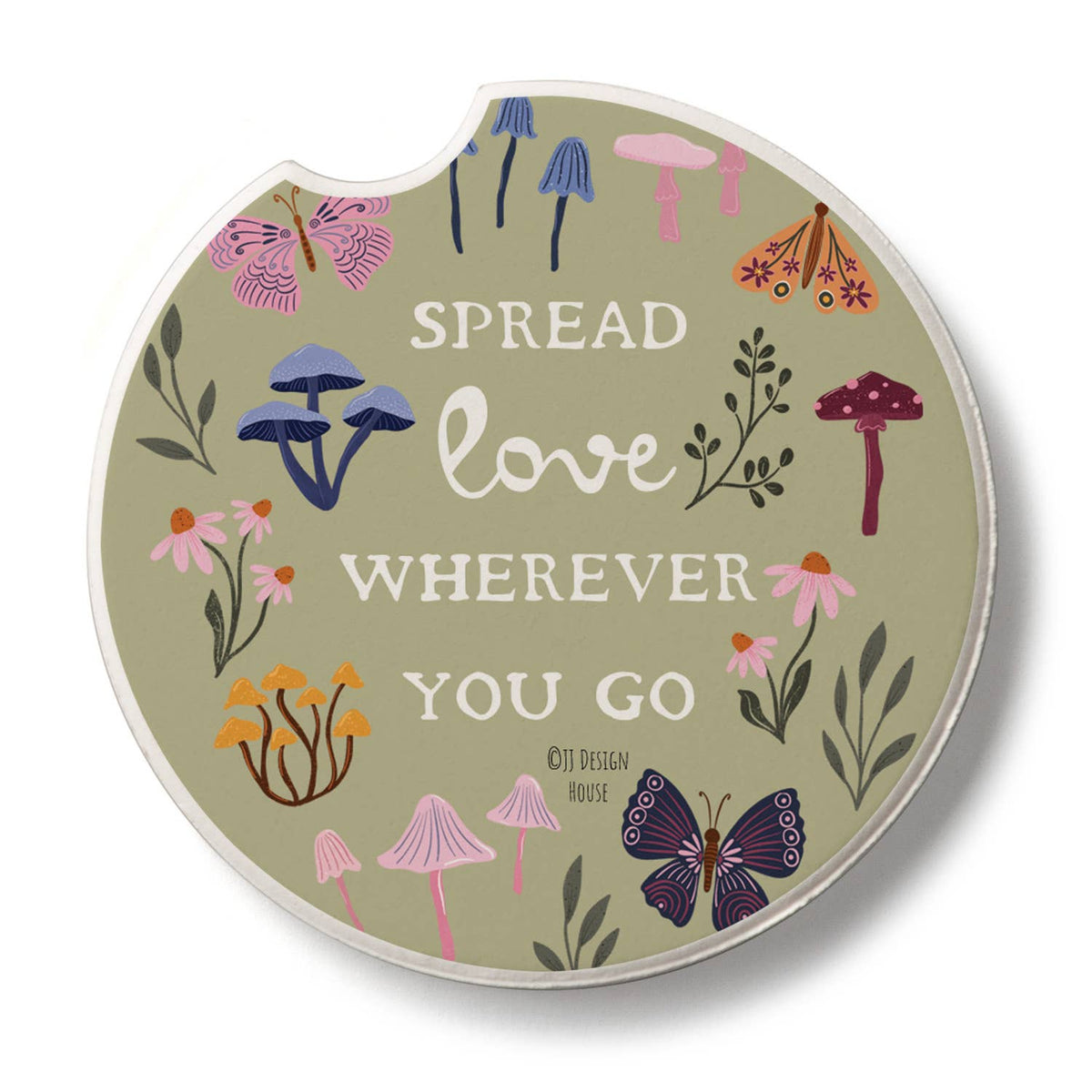 Stone Car Coasters | Nature | 12 Designs