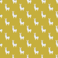 Hibiscus Alpacas Citron Quilting Fabric by Riley Blake - Sold by the 1/2 Yard