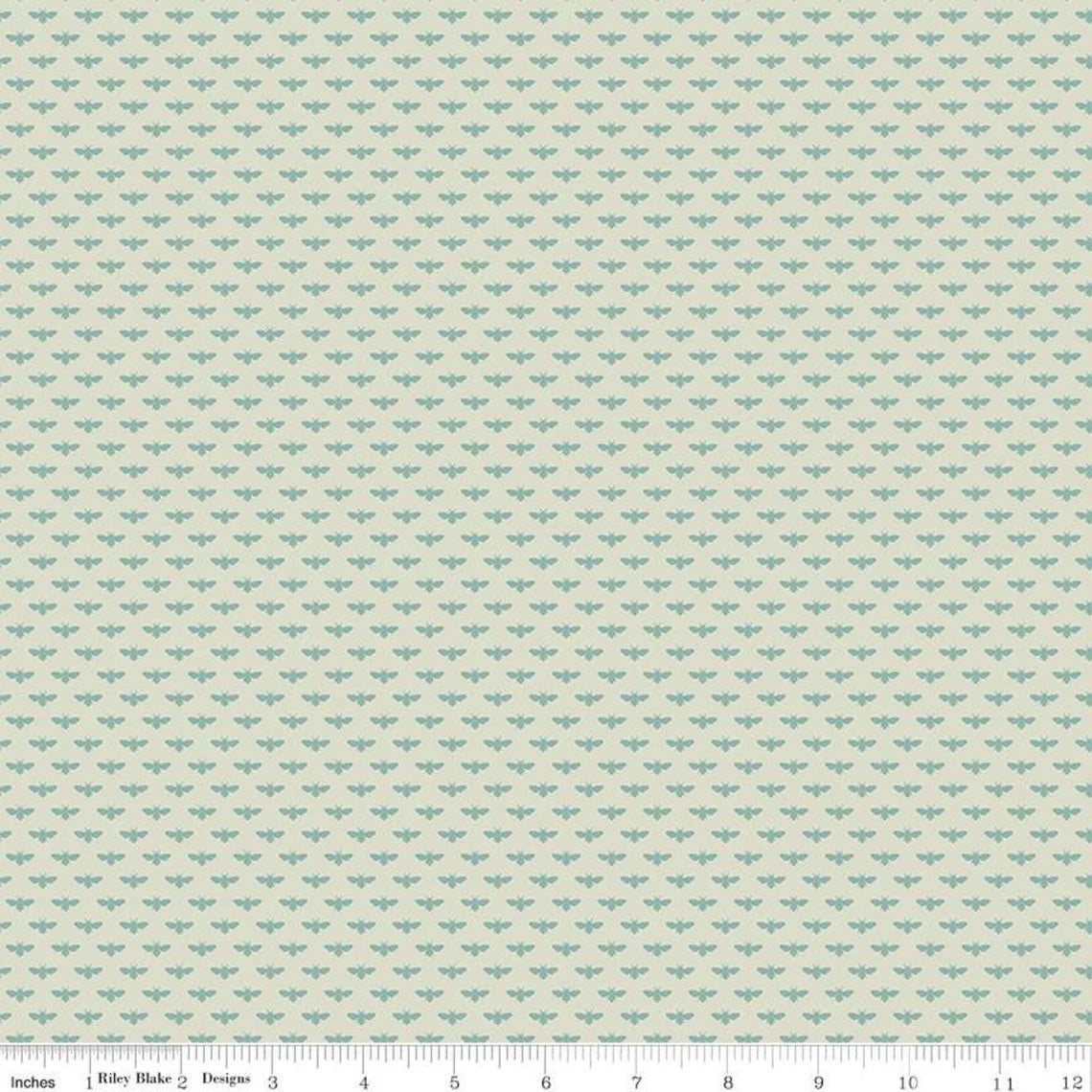 Riley Blake Tea With Bea Bumble Sand Dollar - Sold by the 1/2 Yard
