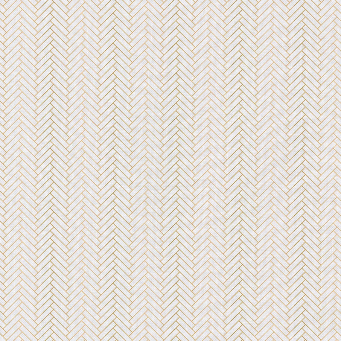 Emma & Mila Nightfall Herringbone White - Sold by the 1/2 Yard