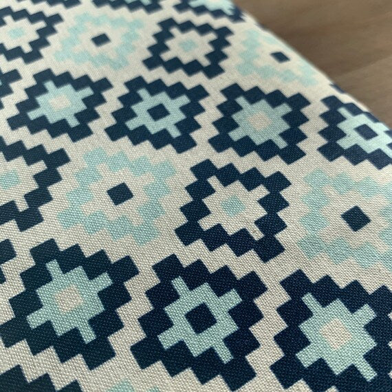 Woodland Spring God's Eye Navy Fabric by Riley Blake - Sold by the 1/2 Yard