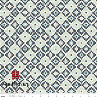 Woodland Spring God's Eye Navy Fabric by Riley Blake - Sold by the 1/2 Yard