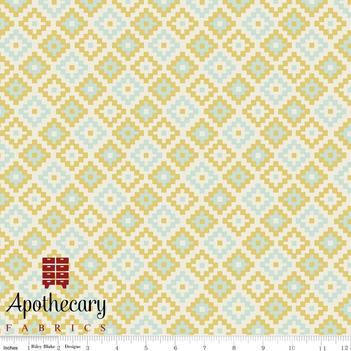 Woodland Spring God's Eye Cream Fabric by Riley Blake - Sold by the 1/2 Yard