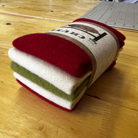 Candy Cane Wool Chunks