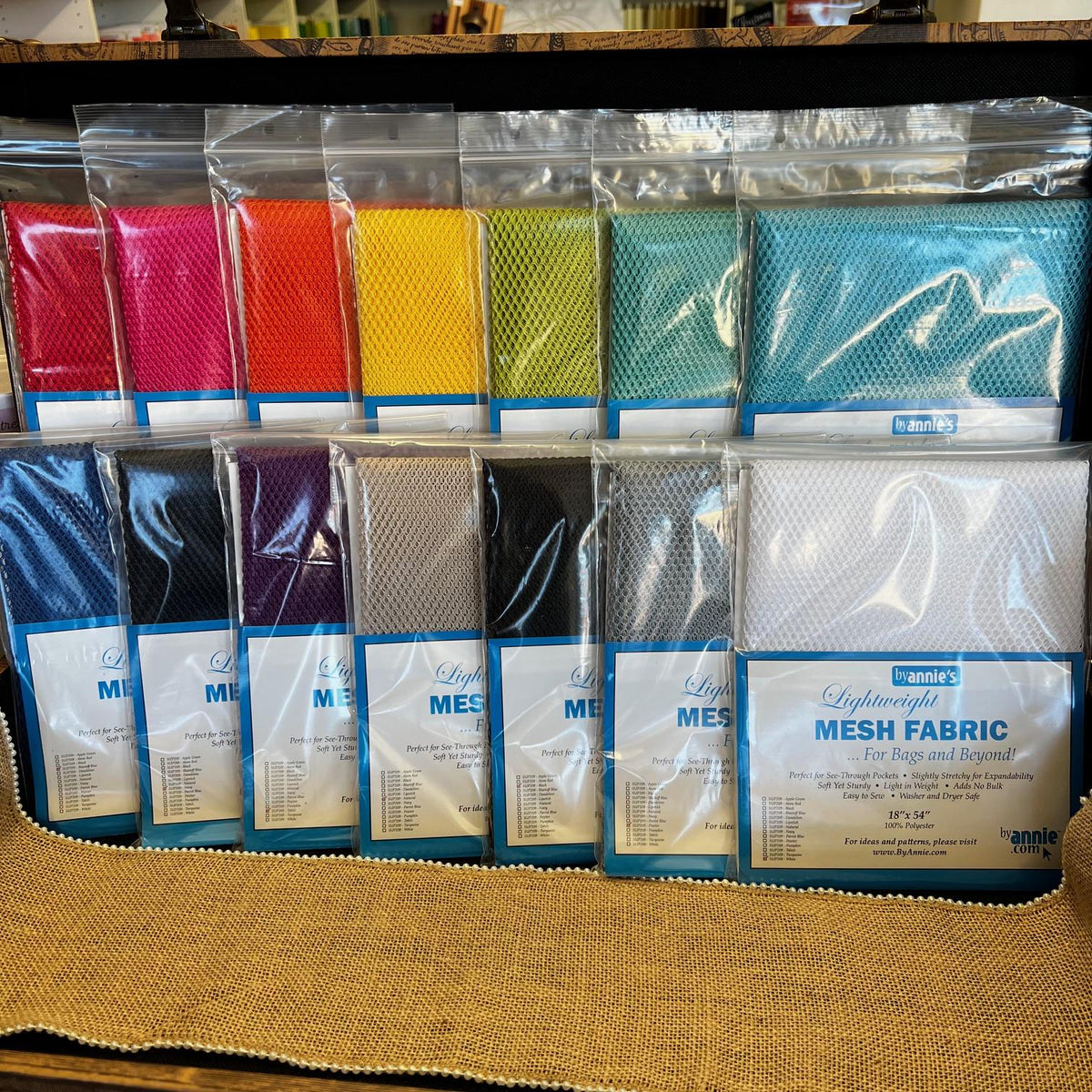 Mesh Fabric byAnnie | Choose from 14 Colors