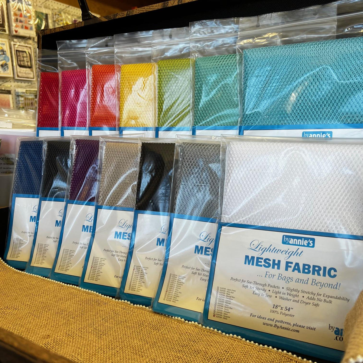 Mesh Fabric byAnnie | Choose from 14 Colors