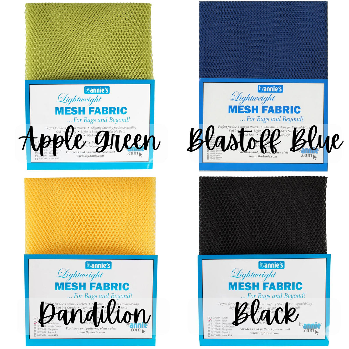 Mesh Fabric byAnnie | Choose from 14 Colors