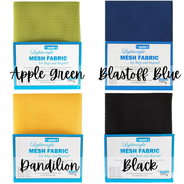 Mesh Fabric byAnnie | Choose from 14 Colors