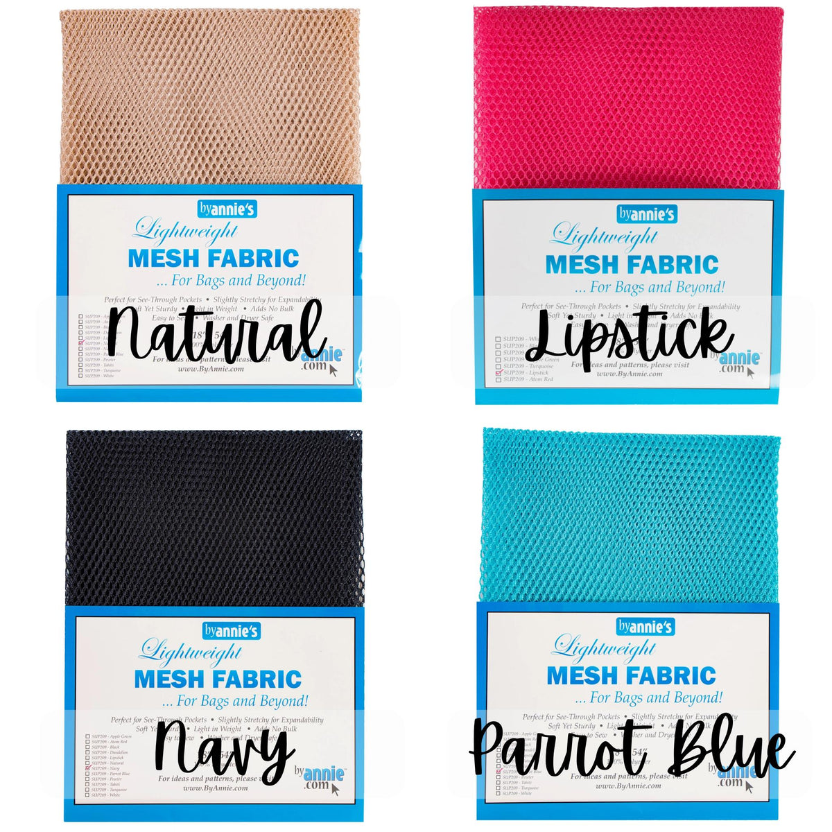 Mesh Fabric byAnnie | Choose from 14 Colors