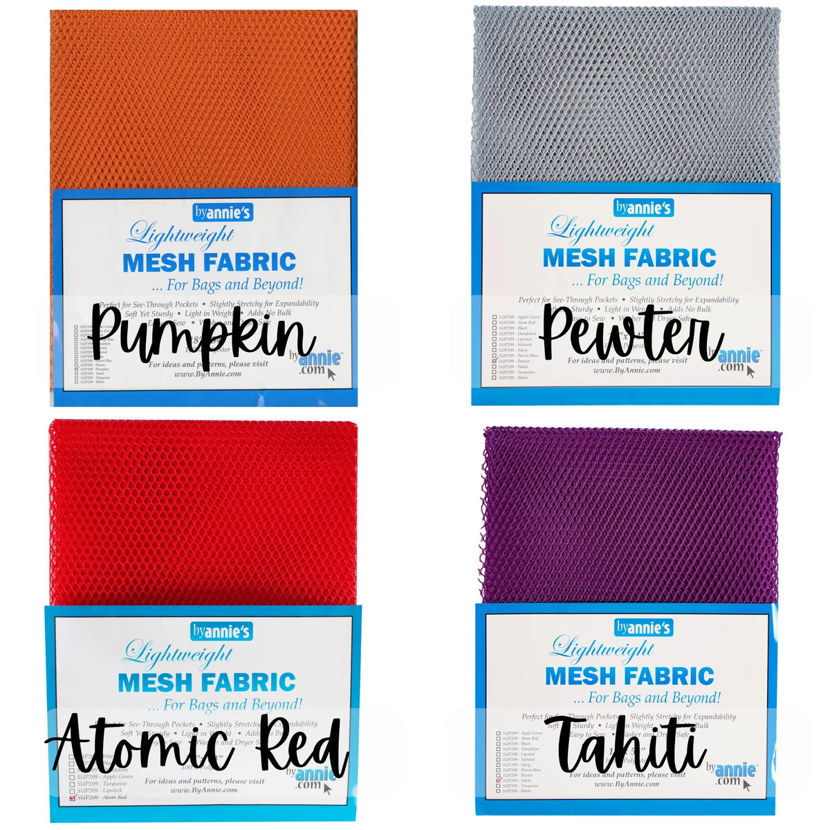Mesh Fabric byAnnie | Choose from 14 Colors