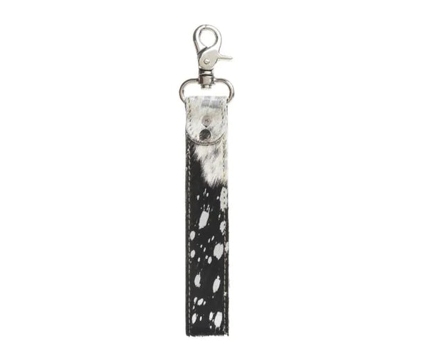 Concho Delight Key Fob in Black and White