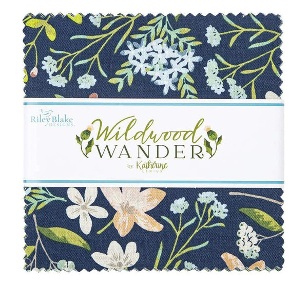 Wildwood Wander 5" Stacker Pre-Cut Charm Pack - Riley Blake Designs